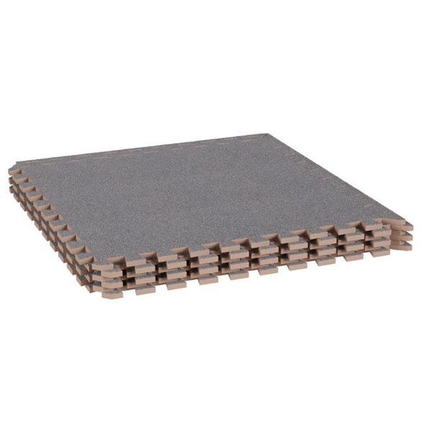Stalwart Stalwart 75-ST6094 Foam Mat Floor Tiles - Gray - 6 Piece 75-ST6094